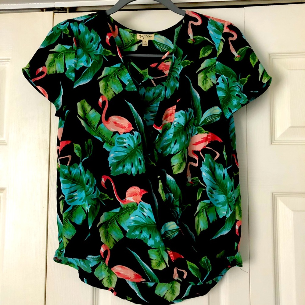 Flamingo blouse!